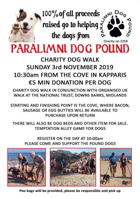 Paralimni Dog Pound Charity Walk